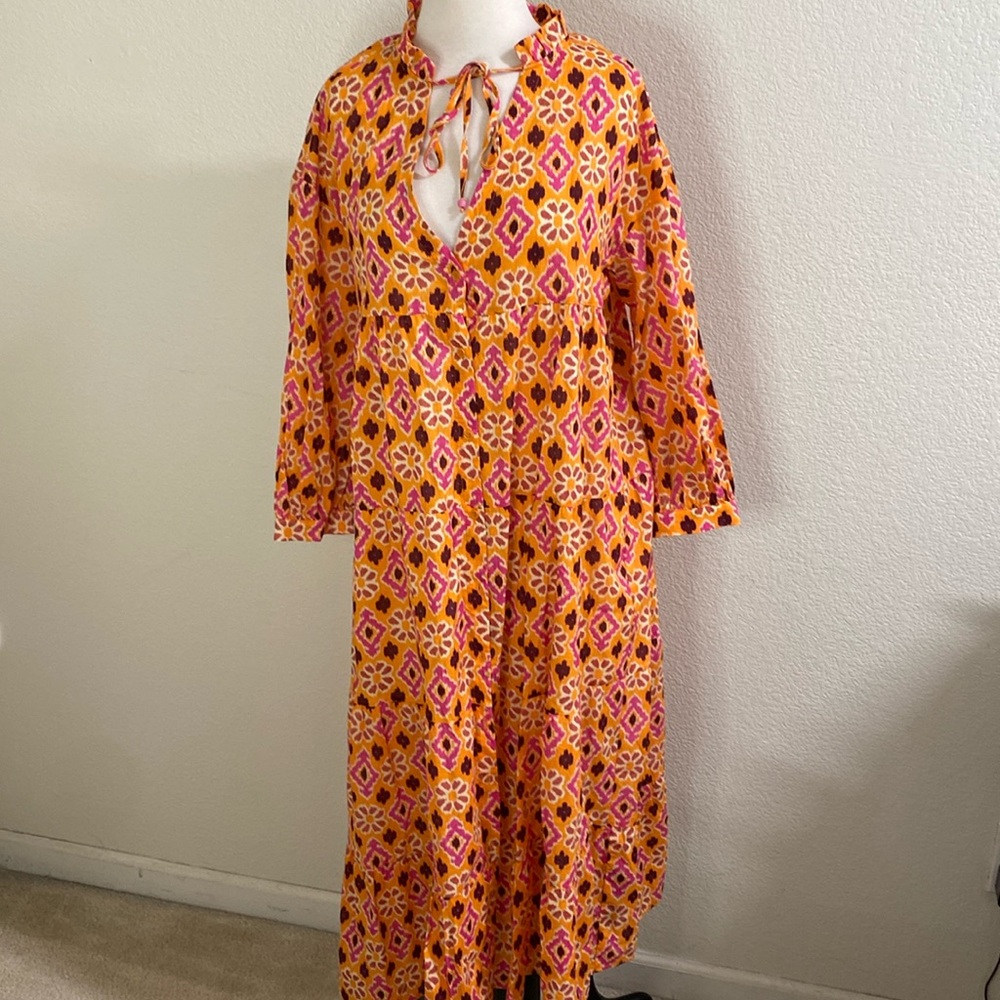 Zara‎ Bright Lightweight Coverup Dress